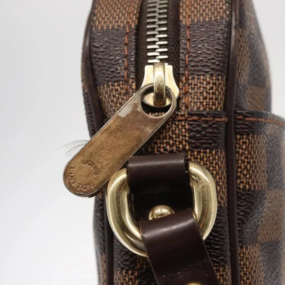 LOUIS VUITTON Damier Ebene lift Shoulder Bag N60009 LV Auth 155010